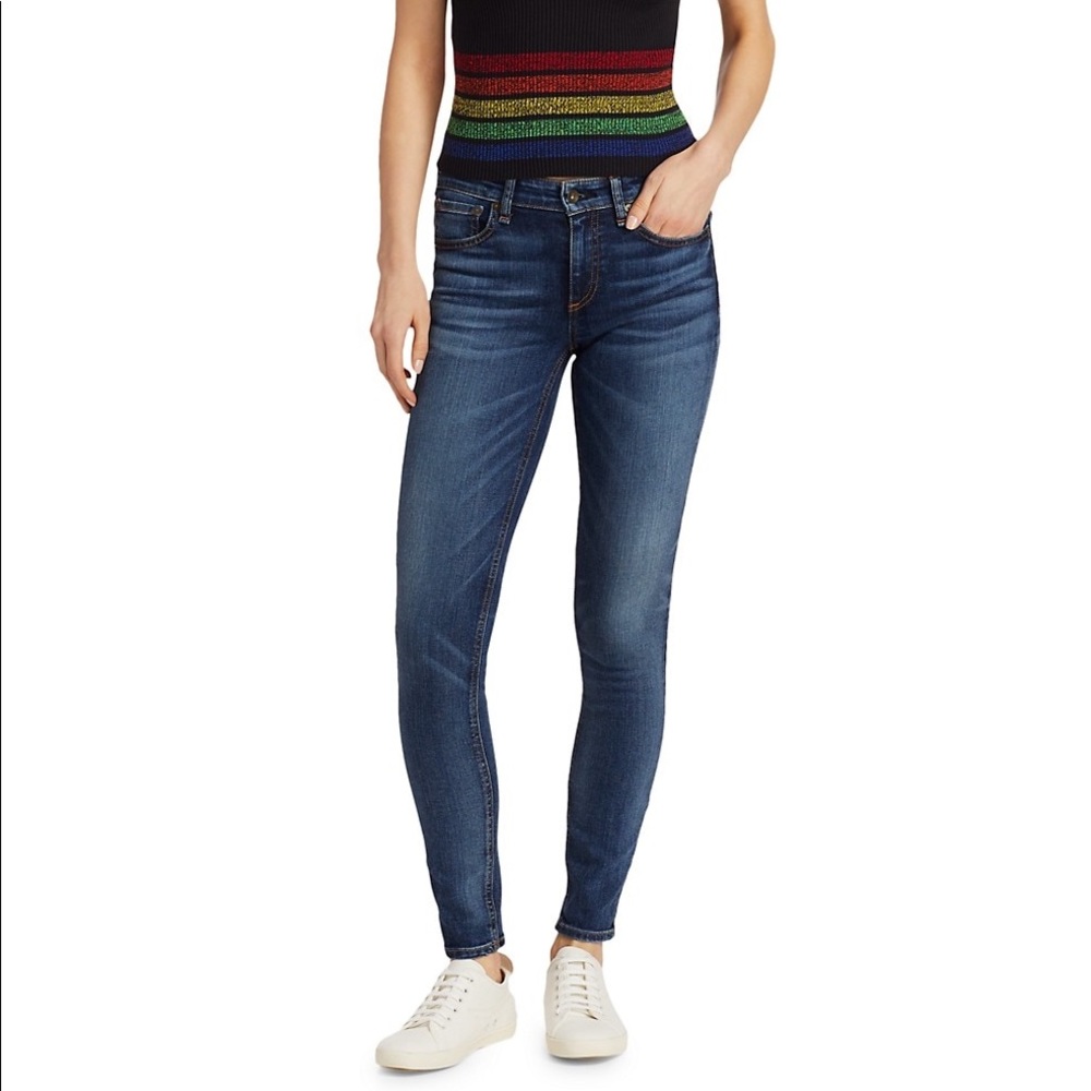 rag & bone Cate Mid Rise Skinny Jeans